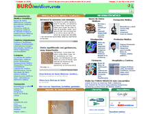 Tablet Screenshot of buromedicos.com